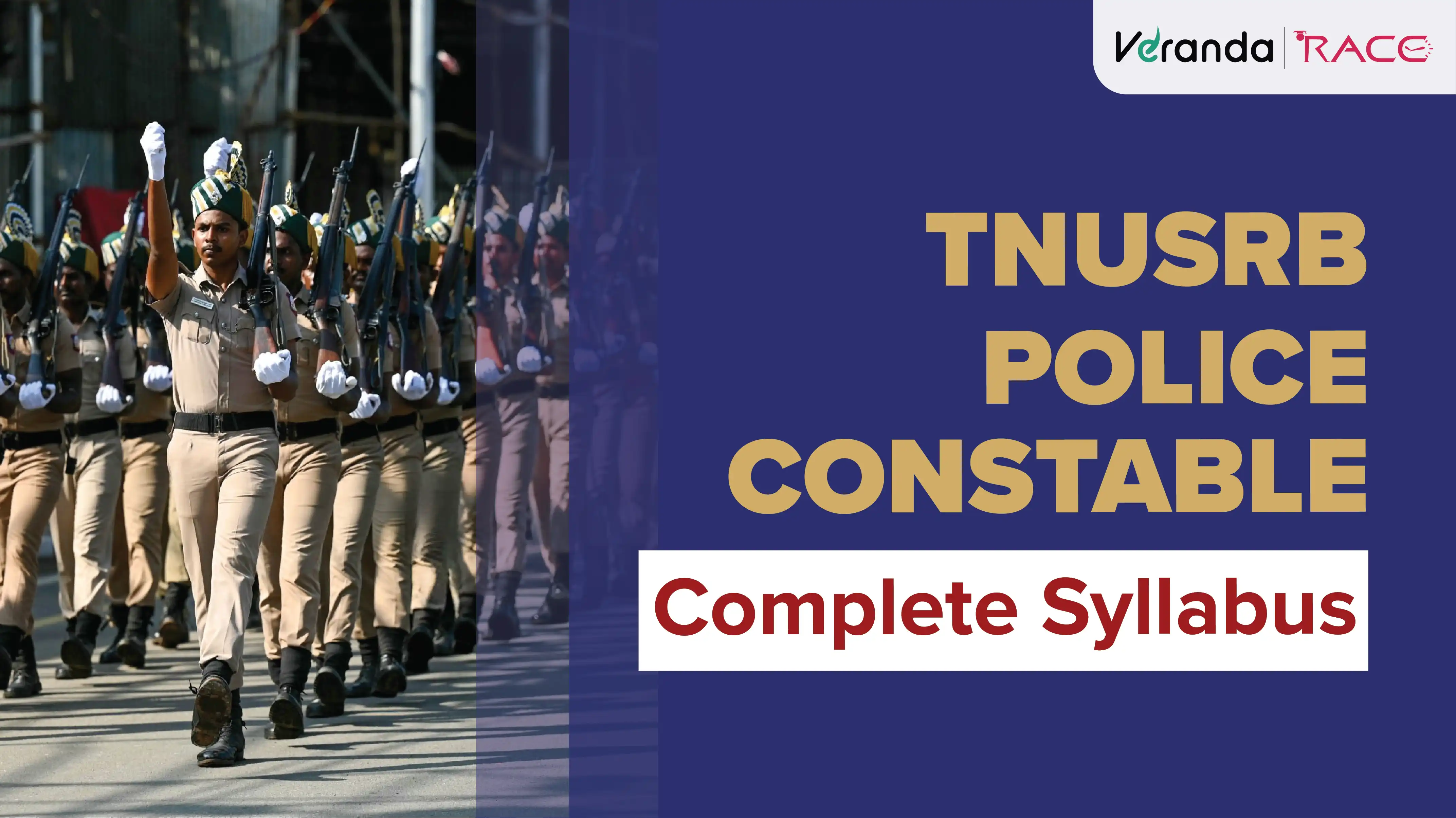 TNUSRB Police Constable (PC) Complete Syllabus 2025 for Part I and Part II Exams